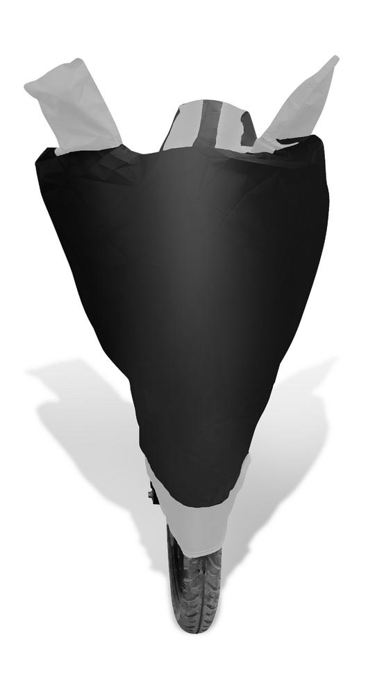 Auto Hub Bike Cover for Royal Enfield Thunder Bird 350 , Dustproof UV Protection water resistant Custom Fit Cover-(Black-Silver )
