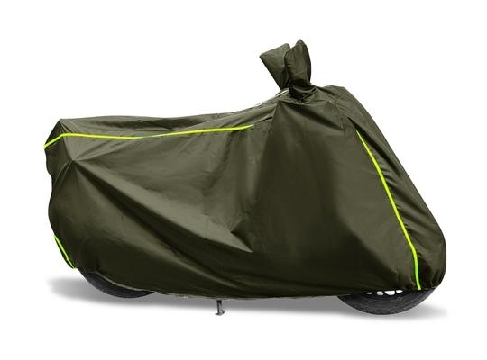 Auto Hub 100% Waterproof Bike Cover for Bajaj Pulsar 200 NS Coated, Dustproof UV Protection Custom Fit bike cover-(Green)