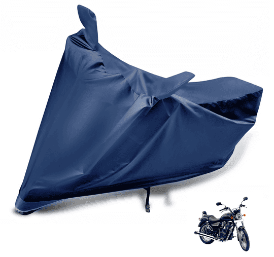 Auto Hub Waterproof Bike Cover Compatible with Royal Enfield Thunder Bird 350 -(Fabric:-Polyester, Color:-Navy )