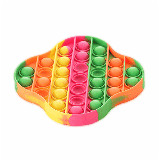 Aditi Toys Pop it Bubble Push, Pop It Fidget Toys, pop it Rainbow, Push Pop Bubble Fidget Sensory Toy Silicone Stress Relief Toy (Square)