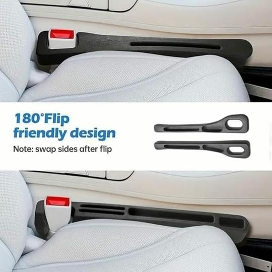 FLY MASTER Pack of 2 Car Seat Gap Filler Organizer, Universal EVA Car Console Gap Pad with Phone Holder for Cars, Trucks & SUVs