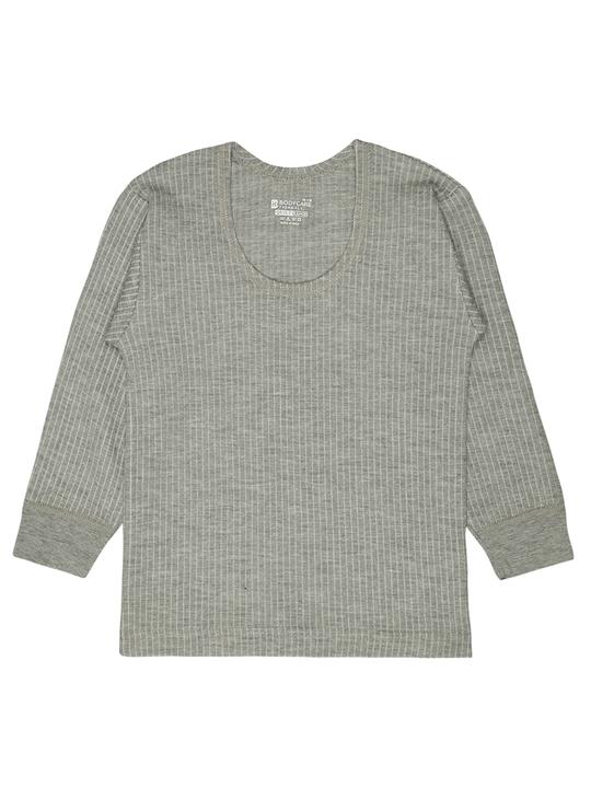 Bodycare Insider Unisex Extra-Soft Anti Bacterial Thermal Top Full Sleeves Round neck - Black