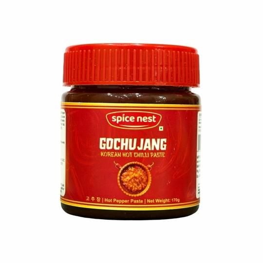 Spice Nest Korean Gochujang Paste 170g | Authentic Fermented Red Chilli Hot Pepper Sauce | Sweet Spicy Umami | For Meggi, Noodles, Chinese