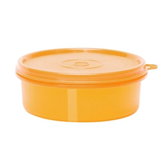 Cutting EDGE Eco-Plastic Leakproof Multi Purpose Airtight Food Saver Container Combo for Fridge Vegetable Storage (290ml, Orange, 6)