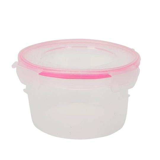 Cutting EDGE Nesterware Lock & Seal Containers for Dry Fruit, Biscuits, wafers, Snack, Foods, Fruits, Vegetables, Refrigerator Containers - 1L x 3, 750ml x 4, 500ml x 5 (Set of 12, Pink)