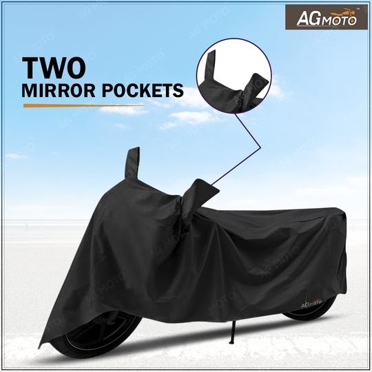 AG MOTO Bajaj Pulsar 150 bike cover Water Resistant Dust Proof Protection in All Weather BLACK