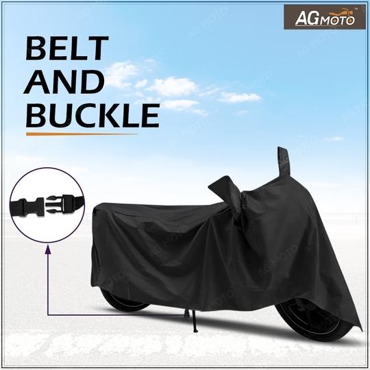 AG MOTO Bajaj Pulsar 150 bike cover Water Resistant Dust Proof Protection in All Weather BLACK