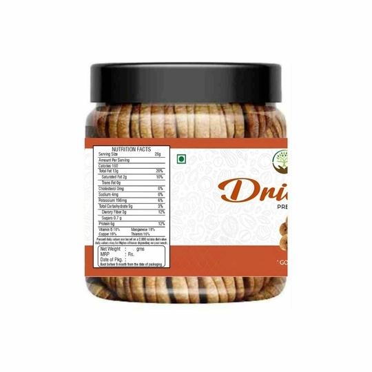 PIYOR Premium Afghani Anjeer-250g | Dried Figs | Anjir Dry Fruits | Natural, Rich in Iron, Fibre & Vitamins