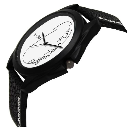 LOREM White Attrective Analog Watch For Men LR55