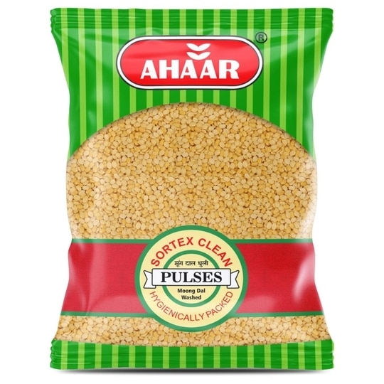 Ahaar Moong Dal Washed Split 1Kg