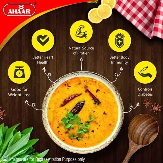 Ahaar Moong Dal Washed Split 1Kg