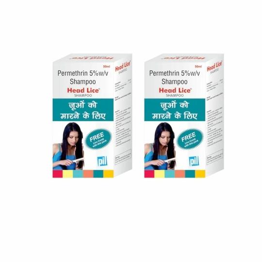 Head Lice Shampoo - Anti-Lice Shampoo - Lethal on Head Lice - Pack of 2