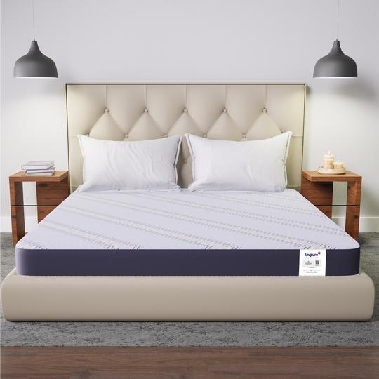 Livpure Smart Lumbar Reversible Queen Mattress with 3D Support Zones HR foam manufactured with DOW ComfortScience (72 x 60 x 4)
