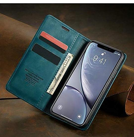 ClickCase Sheepskin Series Sony Xperia C5 Ultra Greenish Blue Faux Leather Mobile Flip Cover
