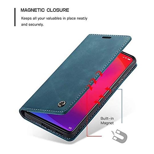 ClickCase Sheepskin Series Sony Xperia C5 Ultra Greenish Blue Faux Leather Mobile Flip Cover