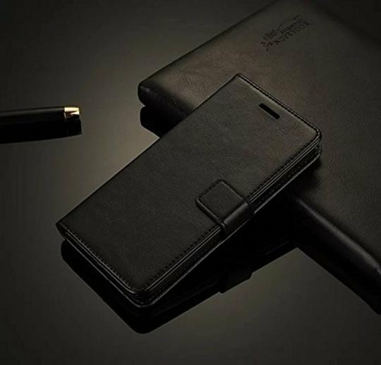ClickCase Vintage Series For Huawei Nova 3I Black Faux Leather Mobile Wallet Flip Cover
