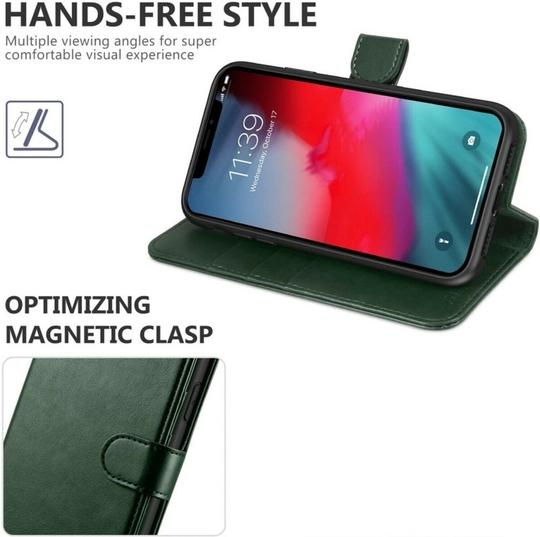 ClickCase Vintage Series For Samsung Galaxy J7 Prime, On NXT Green Faux Leather Mobile Wallet Flip Cover
