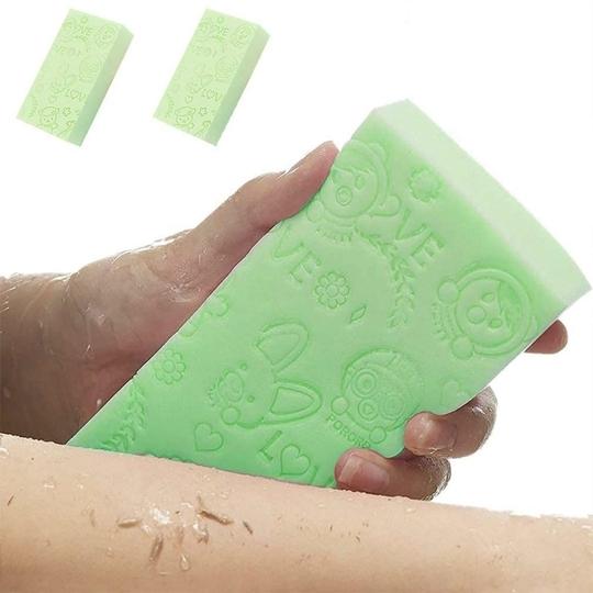 Radhav Mart Ultra Soft Exfoliating Sponge | Asian Bath Sponge For Shower | Japanese Spa Cellulite Massager | Dead Skin Remover Sponge For Body | Face Scrubber for Women and Men | 1 PACK | MULTICOLOR