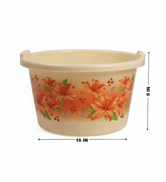 Regalo 10Pc Plastic Bathroom Set-Brown