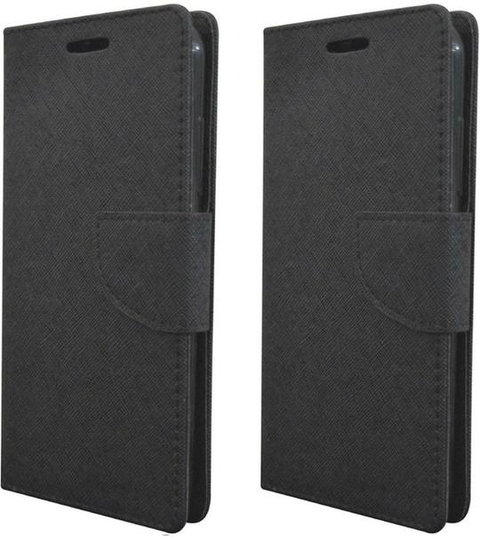 BINTAGE Flip Cover for Motorola Moto E (2nd Gen) 3G COVER-1257758 (Black, Pack of: 1)