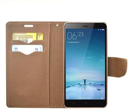 BINTAGE Flip Cover for Mi A1 (Pink, Grip Case, Pack of: 1)