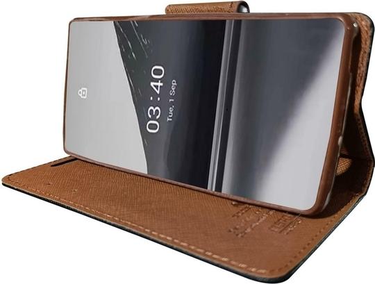 BINTAGE Flip Cover for Wallet Case Oppo CPH1717 /Oppo A71 (Black, Dual Protection, Pack of: 1)