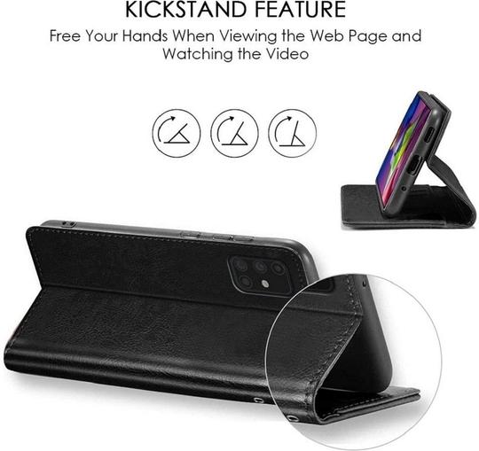 BINTAGE Flip Cover for Honor 20i (Black, Grip Case, Pack of: 1)