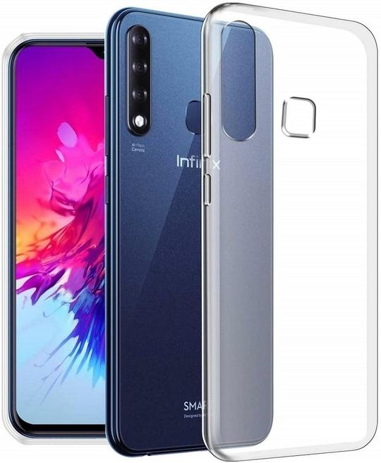 BINTAGE Back Cover for Infinix Smart 3 Plus (Transparent, Grip Case, Pack of: 1)