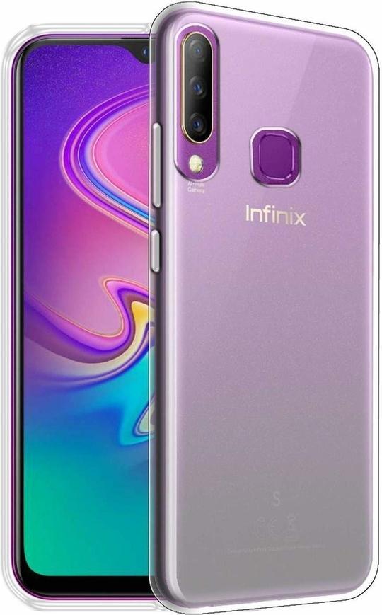 BINTAGE Back Cover for Infinix Smart 3 Plus (Transparent, Grip Case, Pack of: 1)