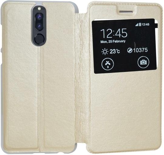 BINTAGE Flip Cover for Samsung On8 SM-J710FN (Black, Dual Protection)