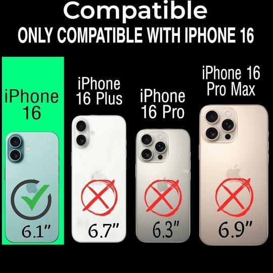 MOBUSA Premium Liquid Silicon Back Cover case for iPhone 16|Soft Micro Fibre Lining Inside| Shockproof dust Free Back Cover case| magsafe Silicon case for iPhone 16|Military Grade Protection  (Black)