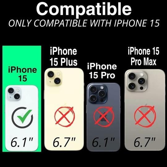 MOBUSA Luxury Bio Leather case Cover for iPhone 15 | MagSafe Design | Soft Micro Fibre Lining Inside | Protective Luxury Premium case Cover Blue