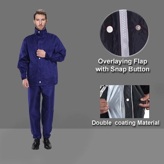 CAMISON Mens Raincoat blue XXL