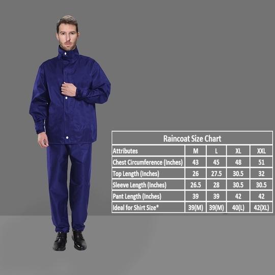 CAMISON Mens Raincoat blue XXL
