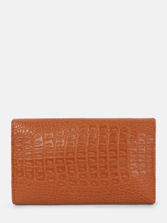 Bagsy Malone Stylish Clutch - Croco Tan