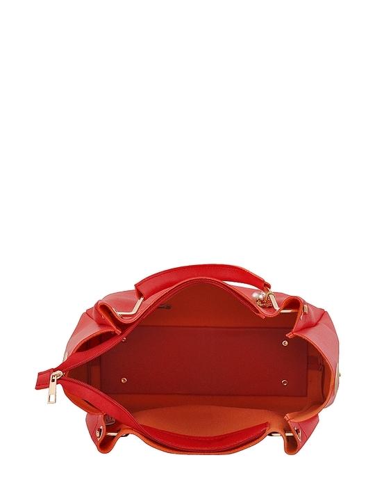 Bagsy Malone Women's Tote Combo Bag of 3 - Red