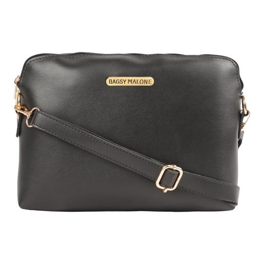 Bagsy Malone Iconic Black Adjustable  Sling bag