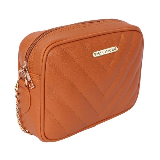 Bagsy Malone Vegan Leather Textured Sling Bag