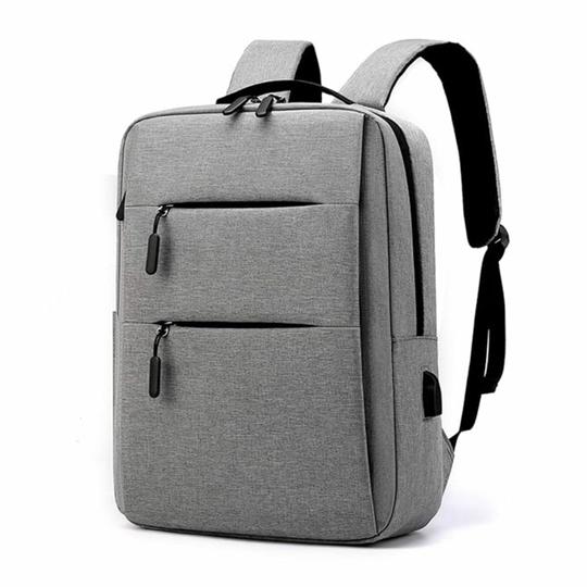 CARRY TRIP Unisex Laptop Backpack With 2 Compartments,2 Front Pocket and 1 Side Bottle Pocket Casual Laptop Bag (Grey Color)