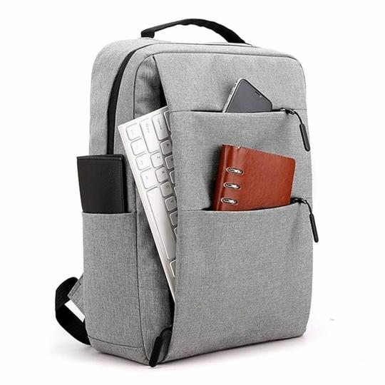 CARRY TRIP Unisex Laptop Backpack With 2 Compartments,2 Front Pocket and 1 Side Bottle Pocket Casual Laptop Bag (Grey Color)