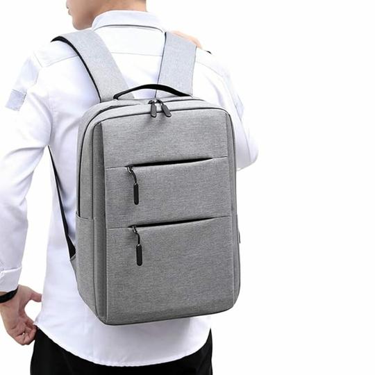 CARRY TRIP Unisex Laptop Backpack With 2 Compartments,2 Front Pocket and 1 Side Bottle Pocket Casual Laptop Bag (Grey Color)