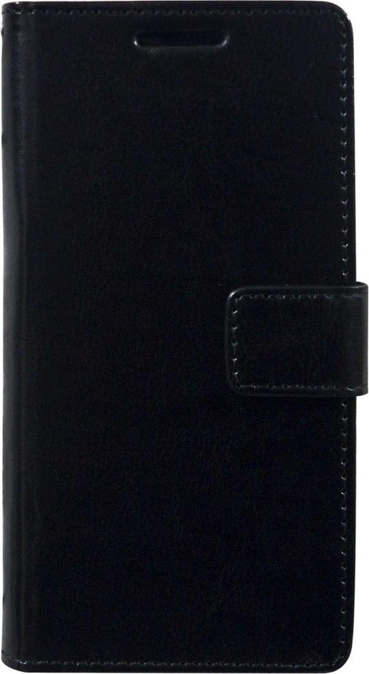 COVERBLACK Artificial Leather::Plastic Flip Cover Compatible model for Lenovo Vibe K5 Note - Black