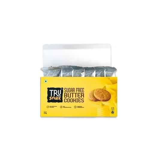 Trusnax Sugarfree Butter Cookies - (240gms Pack of 2)