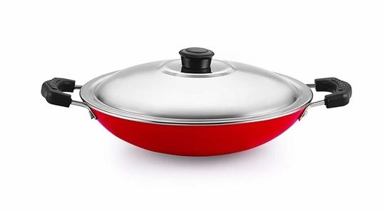 Nirlon Red Aluminium Non-Stick Cookware Set 3 pcs (FT13 AC RT)
