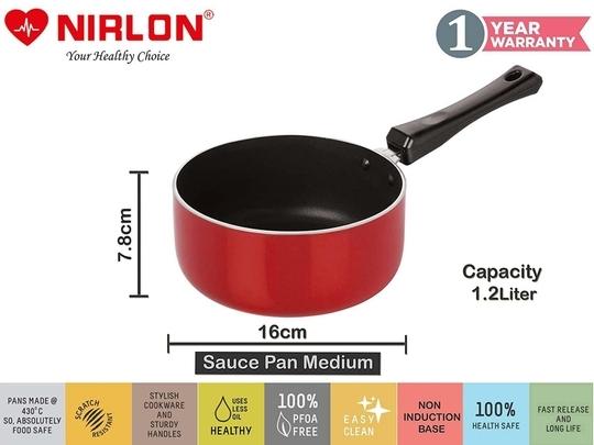 NIRLON Aluminium Non Stick Kitchen Essential Cookware Set (Pack of 5)