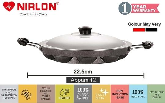 NIRLON Aluminium Non Stick Kitchen Essential Cookware Set (Pack of 5)
