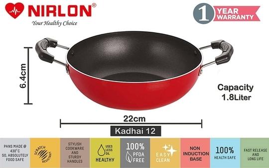 NIRLON Non Stick Kitchen Cookware Combo Set (Pack of 5)