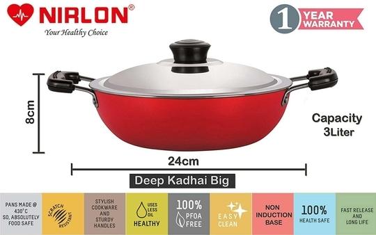 NIRLON Non Stick Kitchen Cookware Combo Set (Pack of 5)