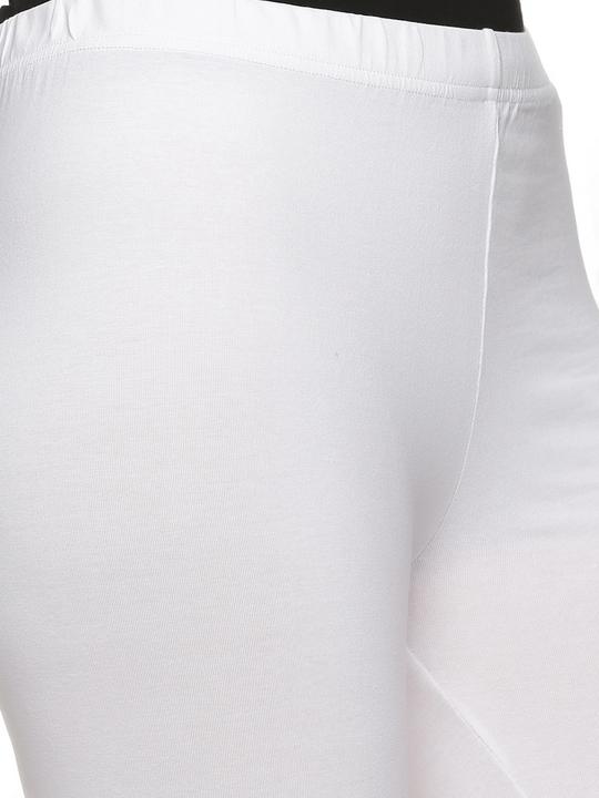 Outflits Ladies Chudithar Leggings White