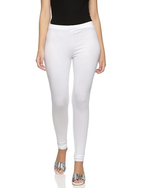 Outflits Ladies Chudithar Leggings White